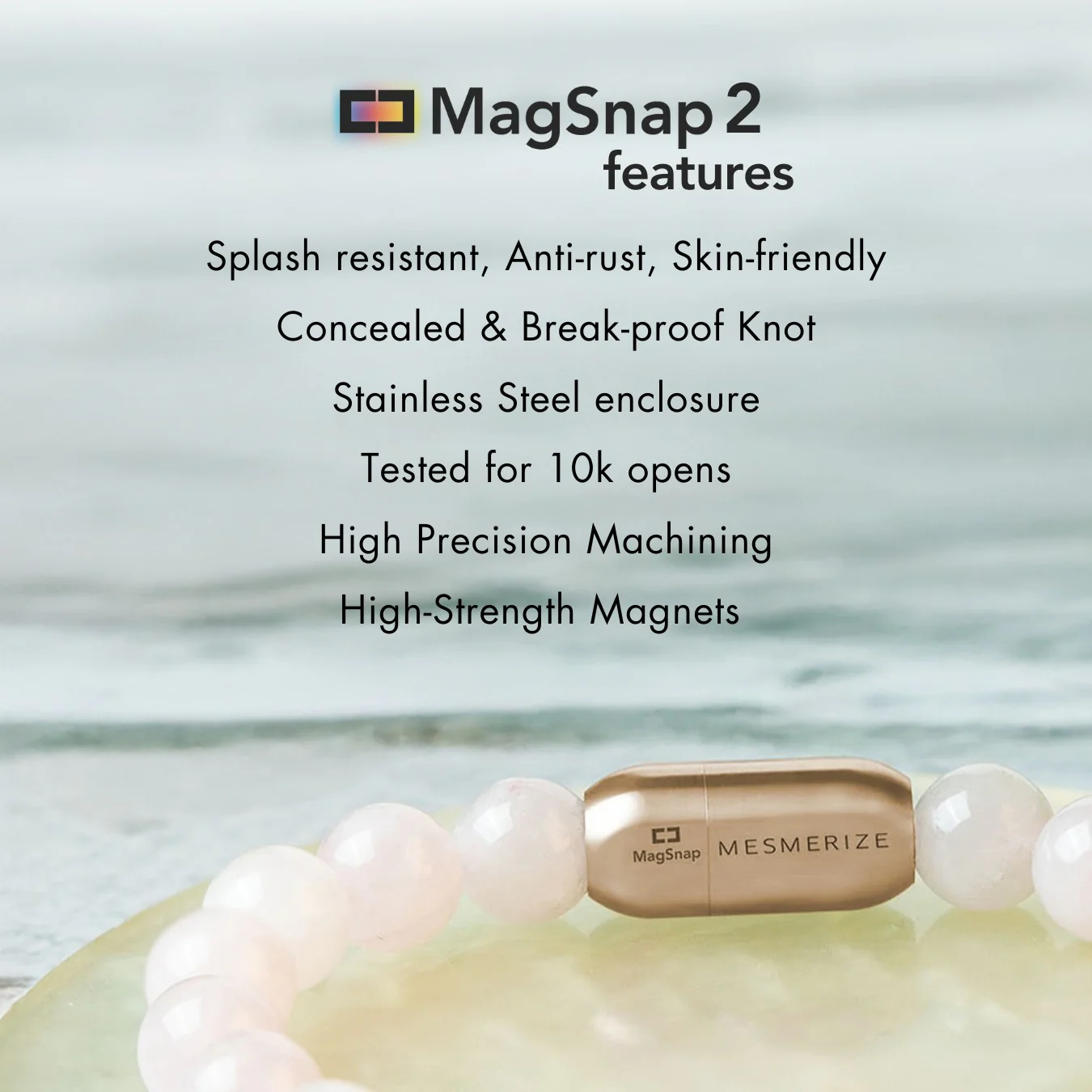 9 Chakra Natural Stone Couple Bracelets with Magsnap2 - Image 8
