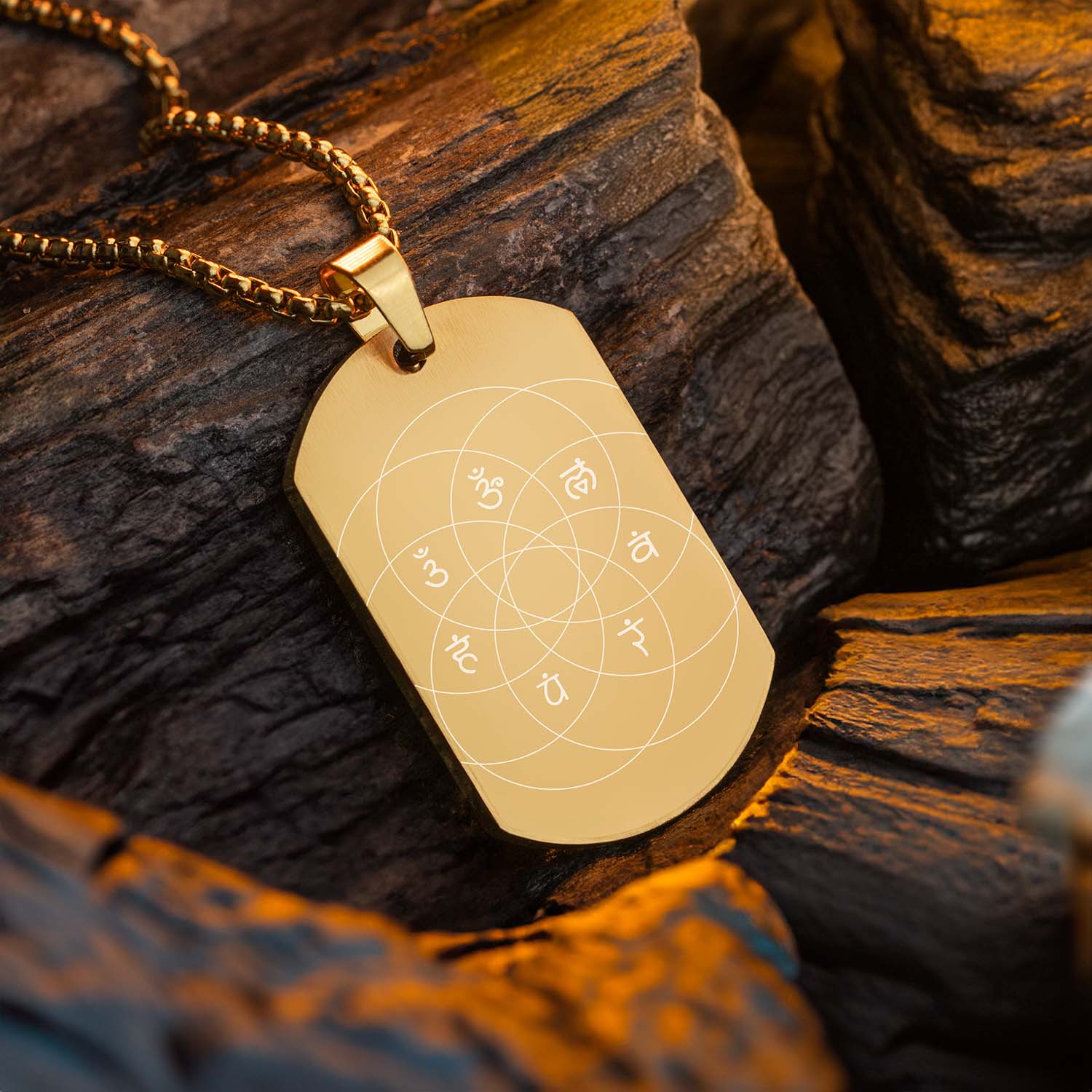 Balance 7 Chakra Tag Necklace - Image 9