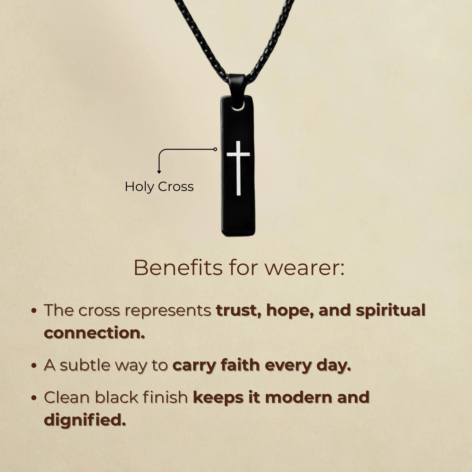 Spiritual Mini Tag Necklace - Image 26