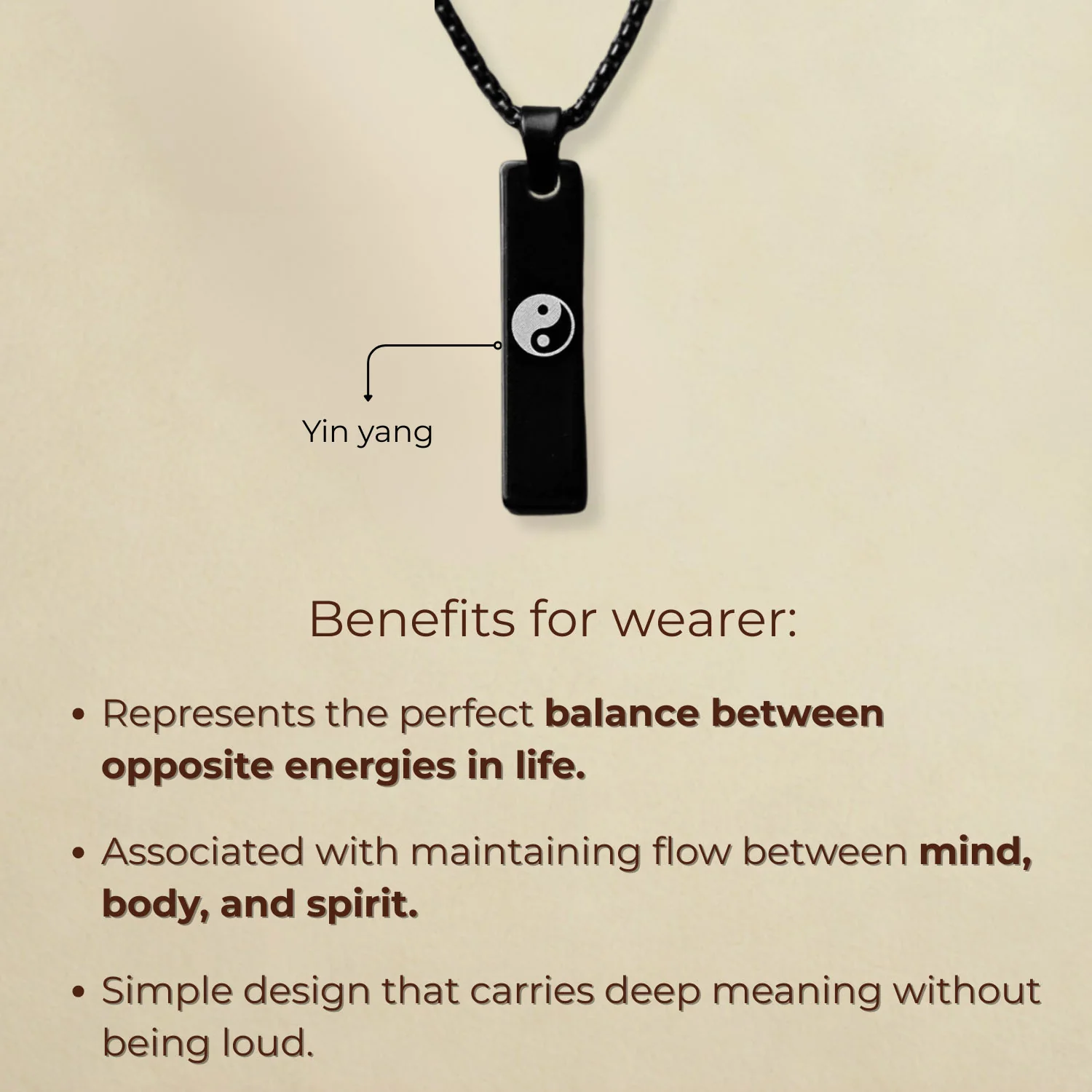Spiritual Mini Tag Necklace - Image 50