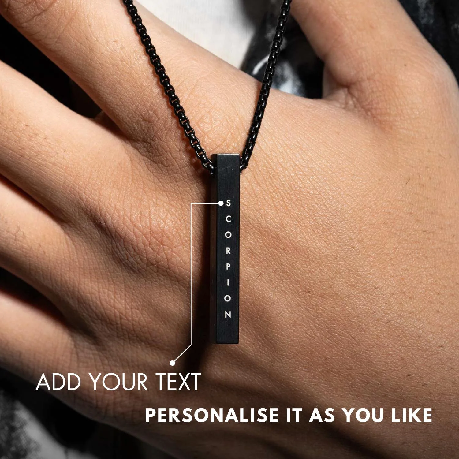 Will You Be My Valentine Card With Necklace For Men - Image 11